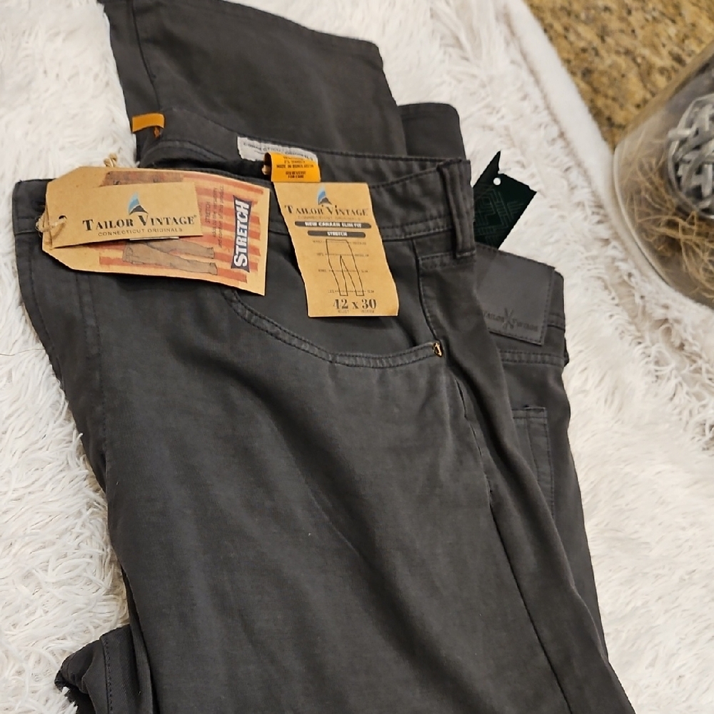 Tailor Vintage Men's Gray Jeans